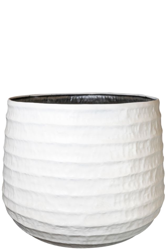 Petra wit bloempot 54cm